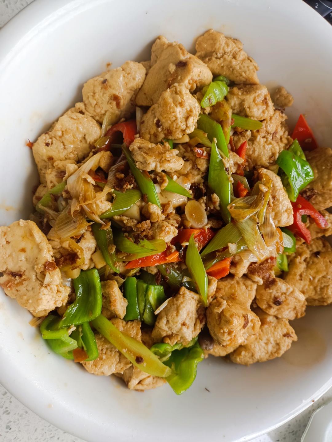 家常葱烧豆腐