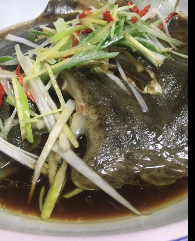 清蒸多宝鱼