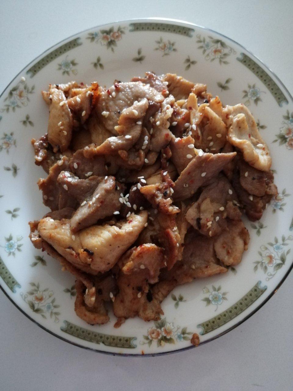 孜然鸡胸肉，低脂低卡好吃无压力。