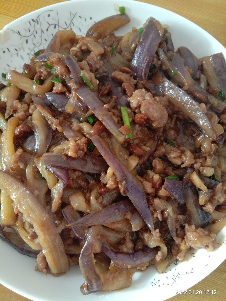 红烧肉沫茄子