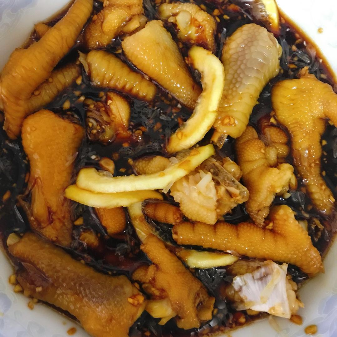 香辣蒜香凉拌爽脆鸡脚