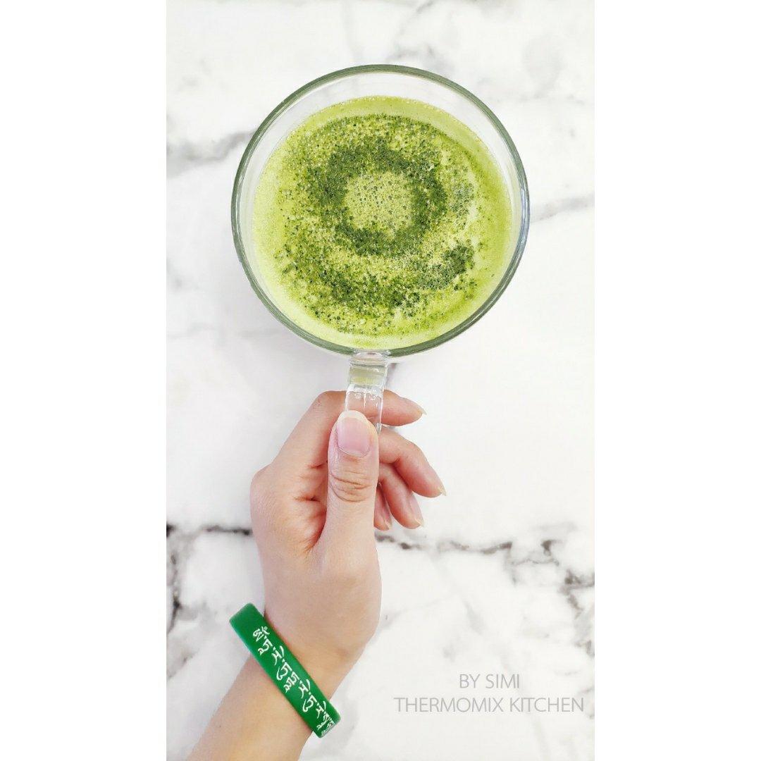 海盐抹茶拿铁-不用去星巴克了