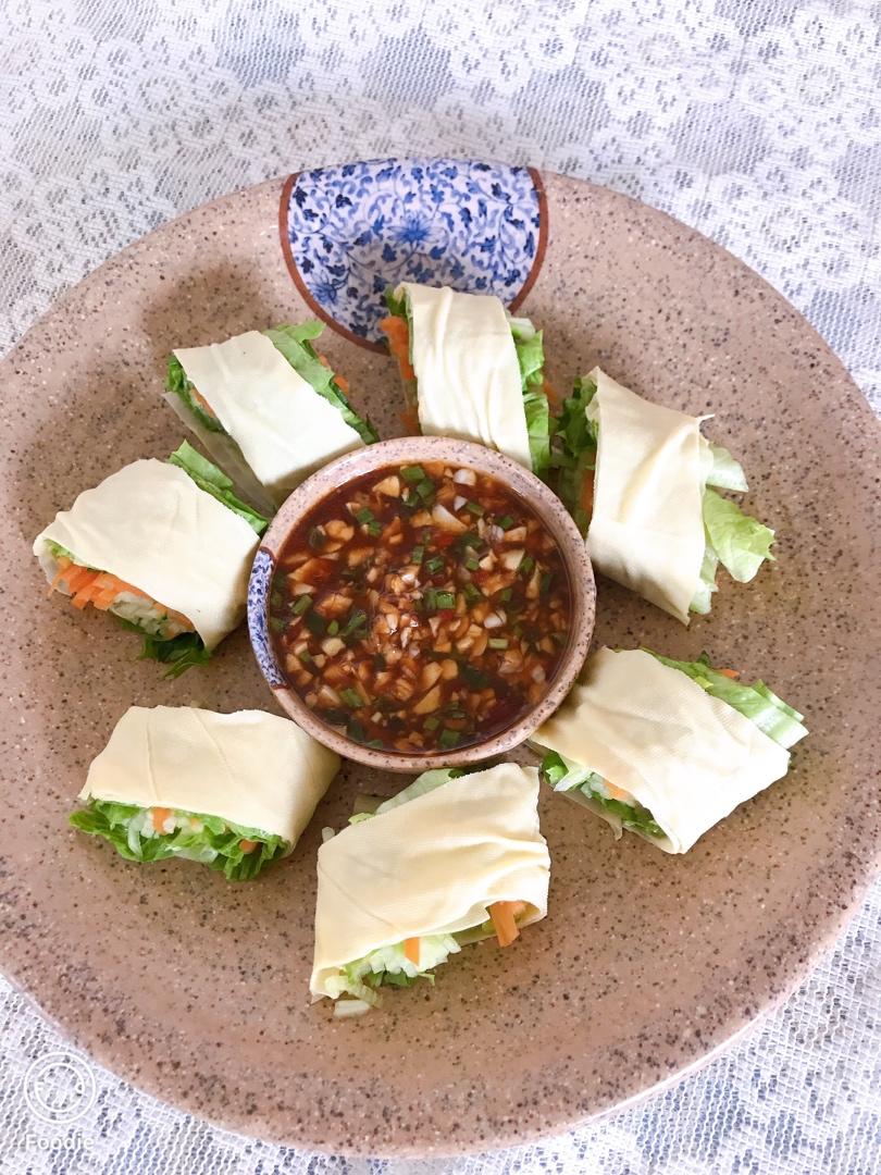 ❤减脂美味—豆腐皮“寿司卷”