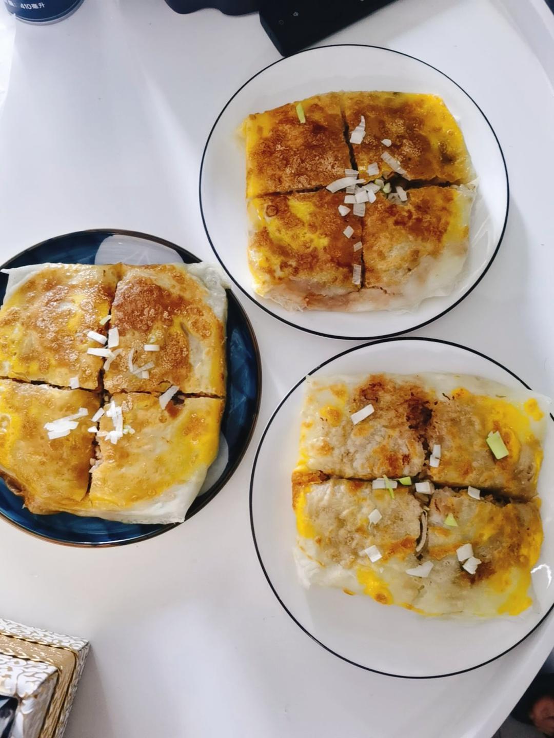 不用去武汉就能吃到的【武汉三鲜豆皮】