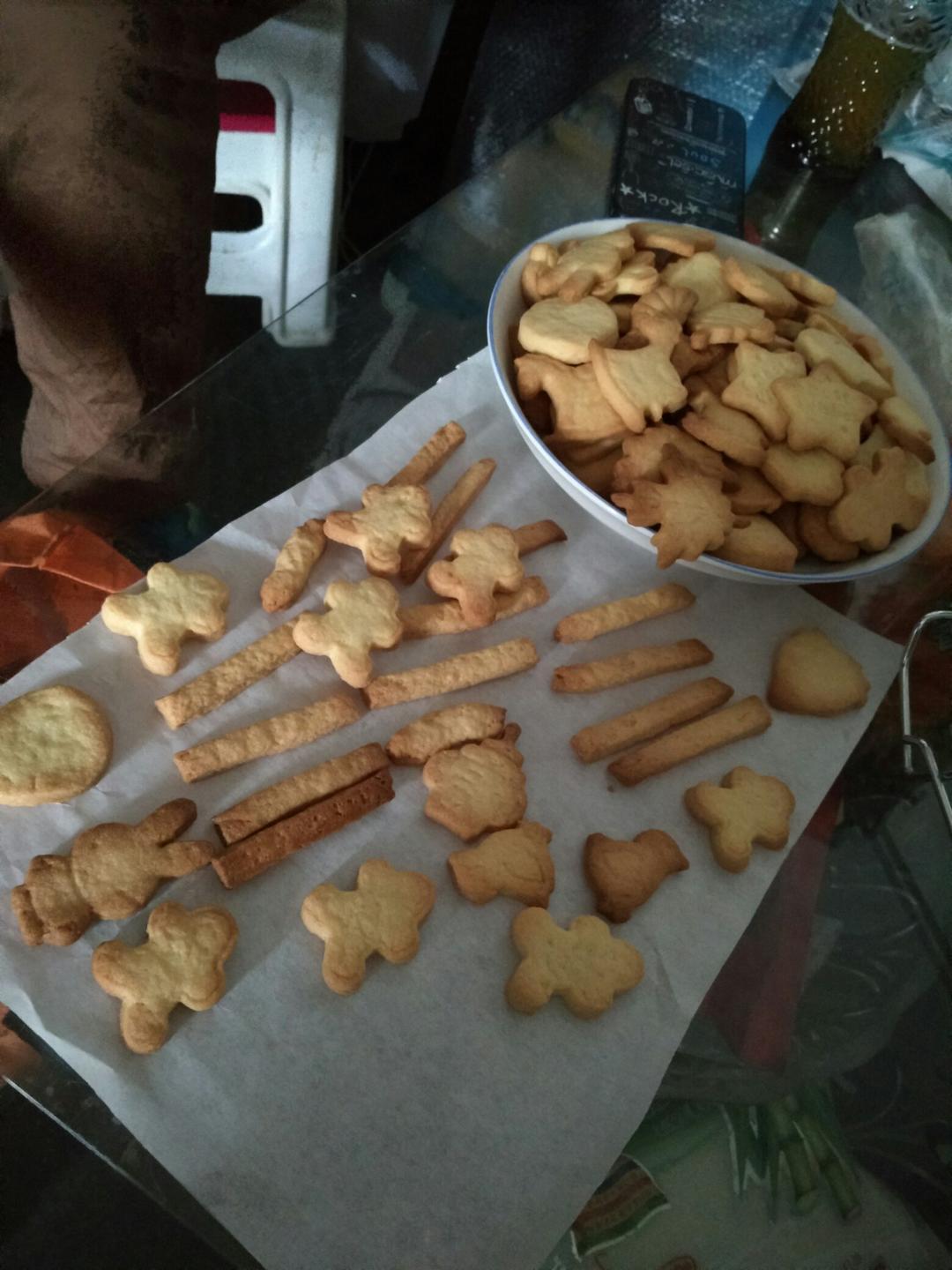 卡通黄油饼干