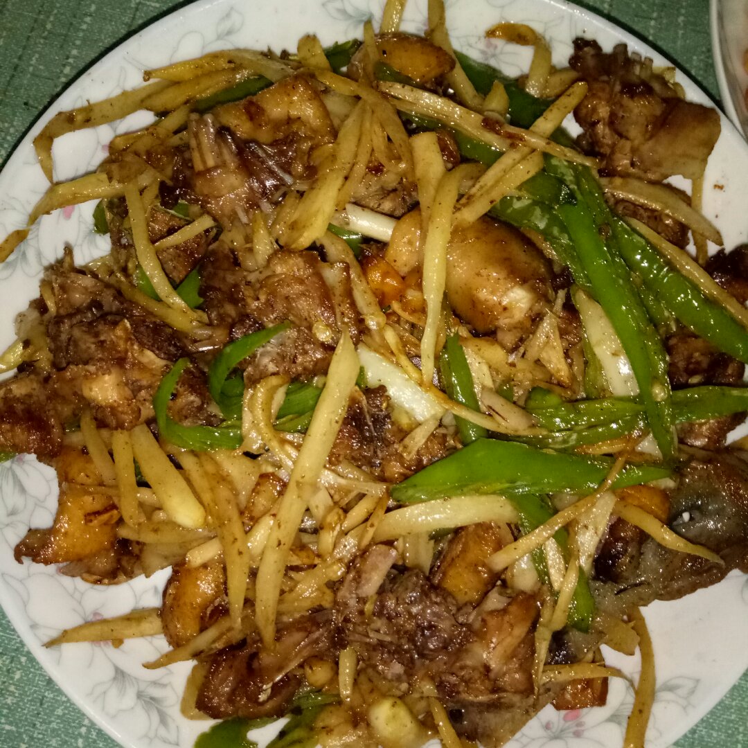 子姜（嫩姜）炒鸭