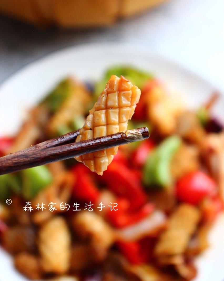 好吃出天际的快手家常菜☀️【香辣鱿鱼卷】🌈