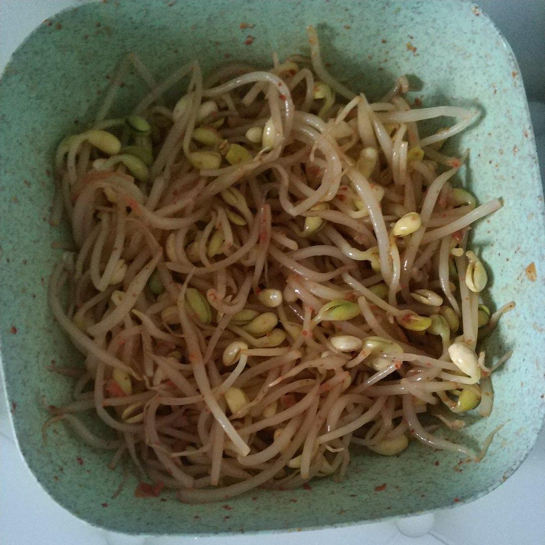 韩式盘餐之黄豆芽