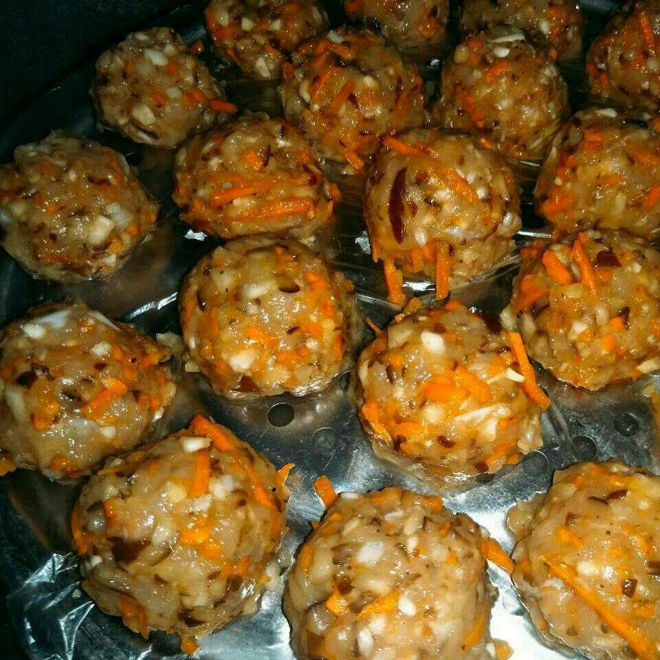 香菇胡萝卜鸡胸肉丸