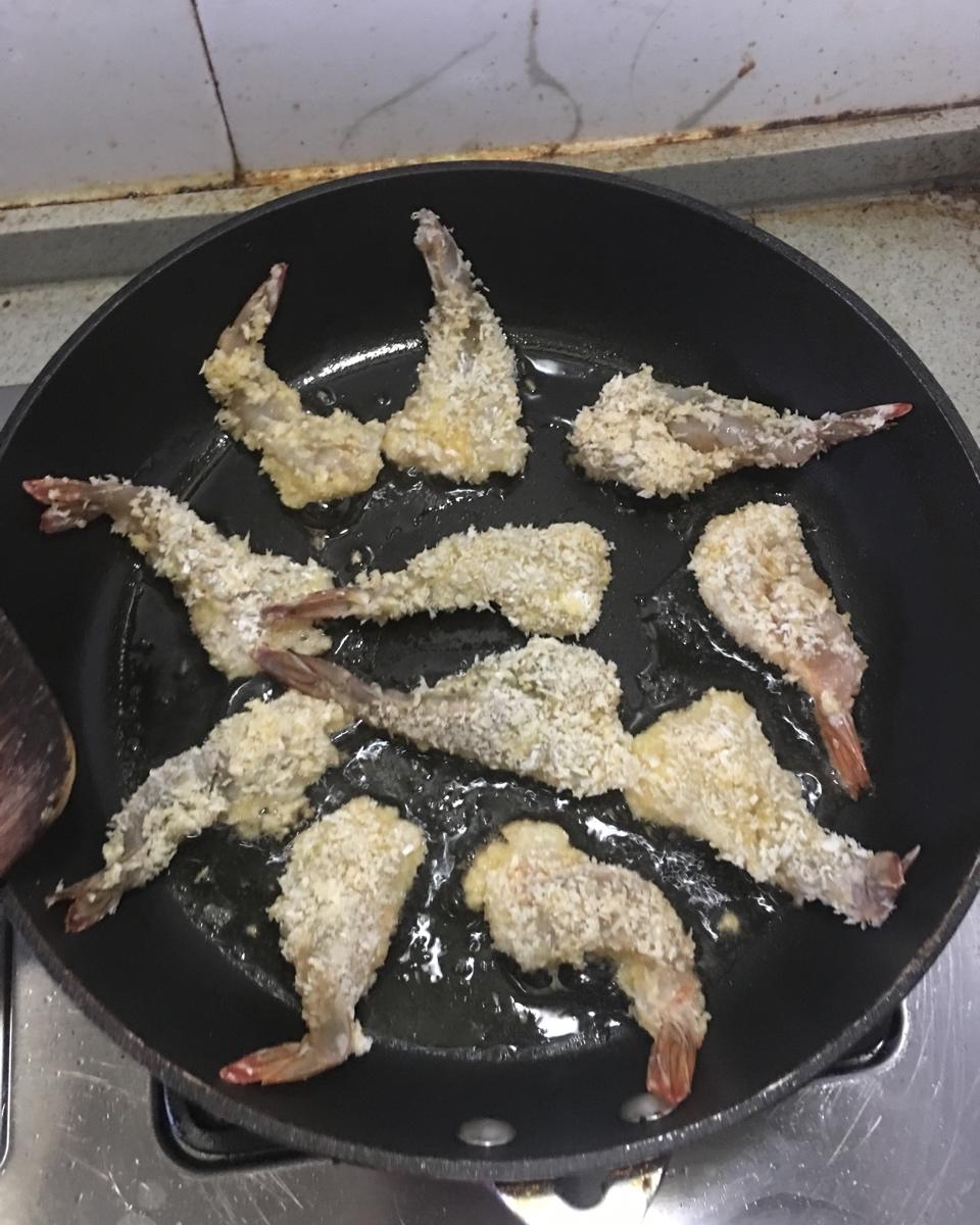 面包糠炸虾