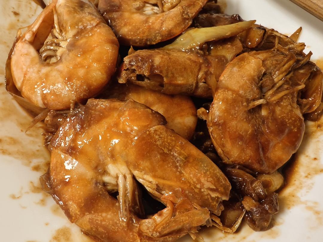 家庭版油焖大虾