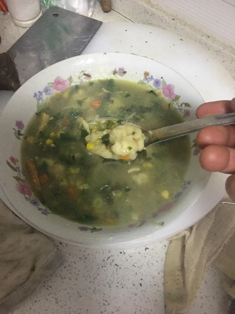 陕西关中民间美食——饥捞块