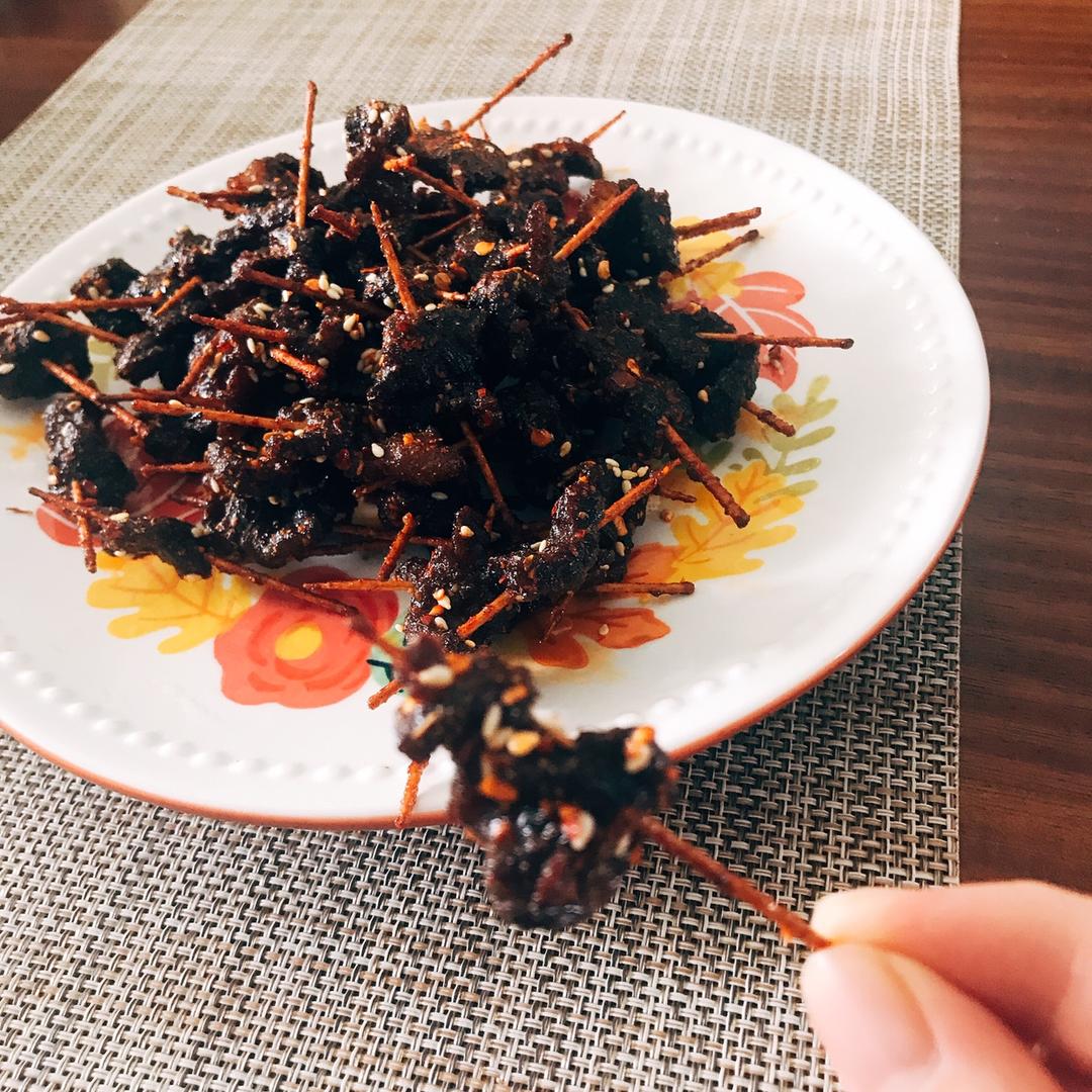 超详细的牙签牛肉