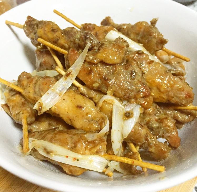 牙签羊肉