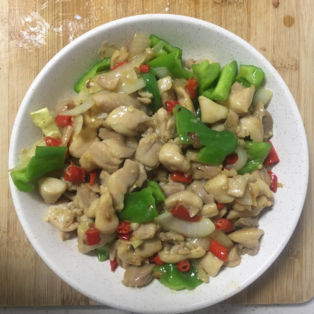 青椒炒鸡腿肉（大厨级别）