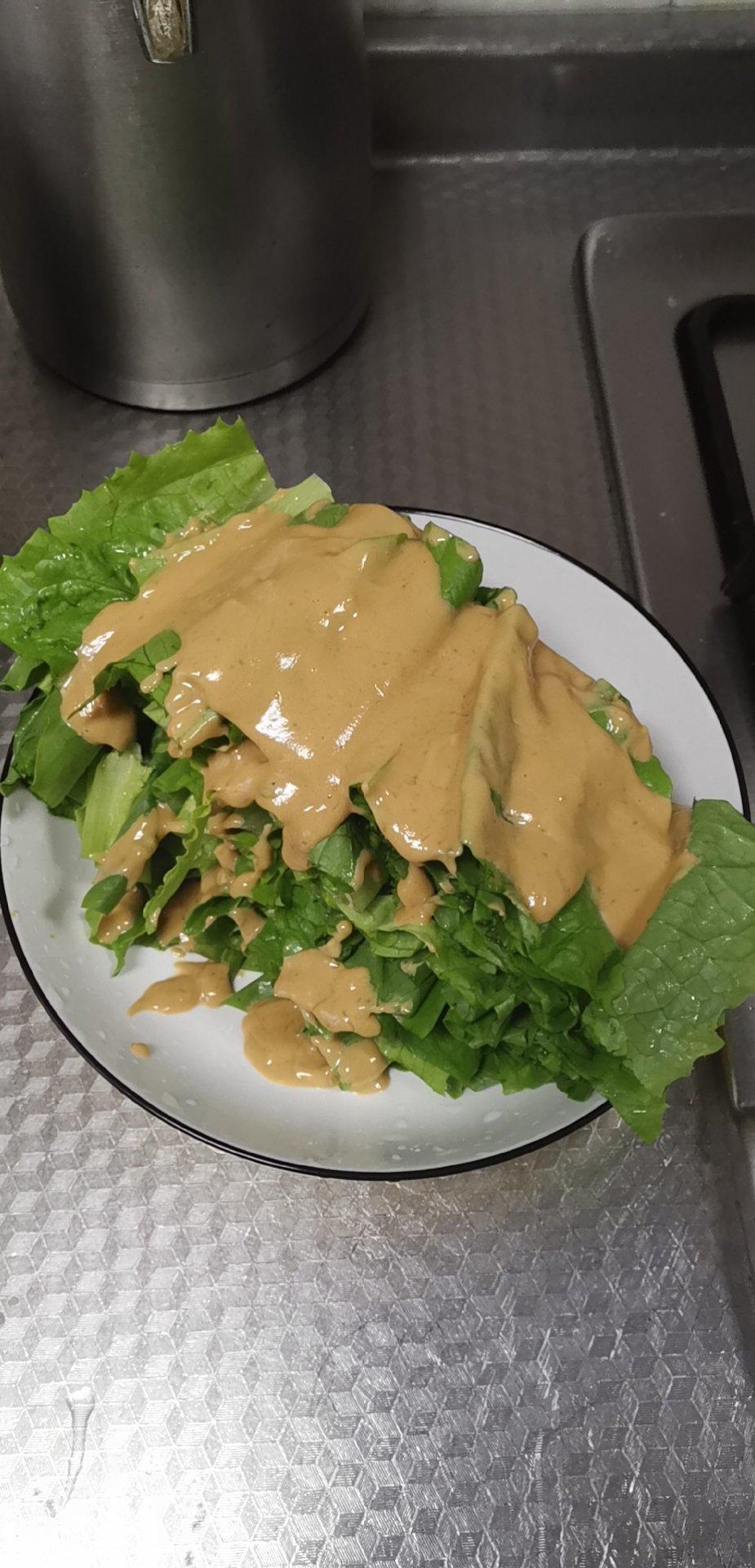 麻酱油麦菜