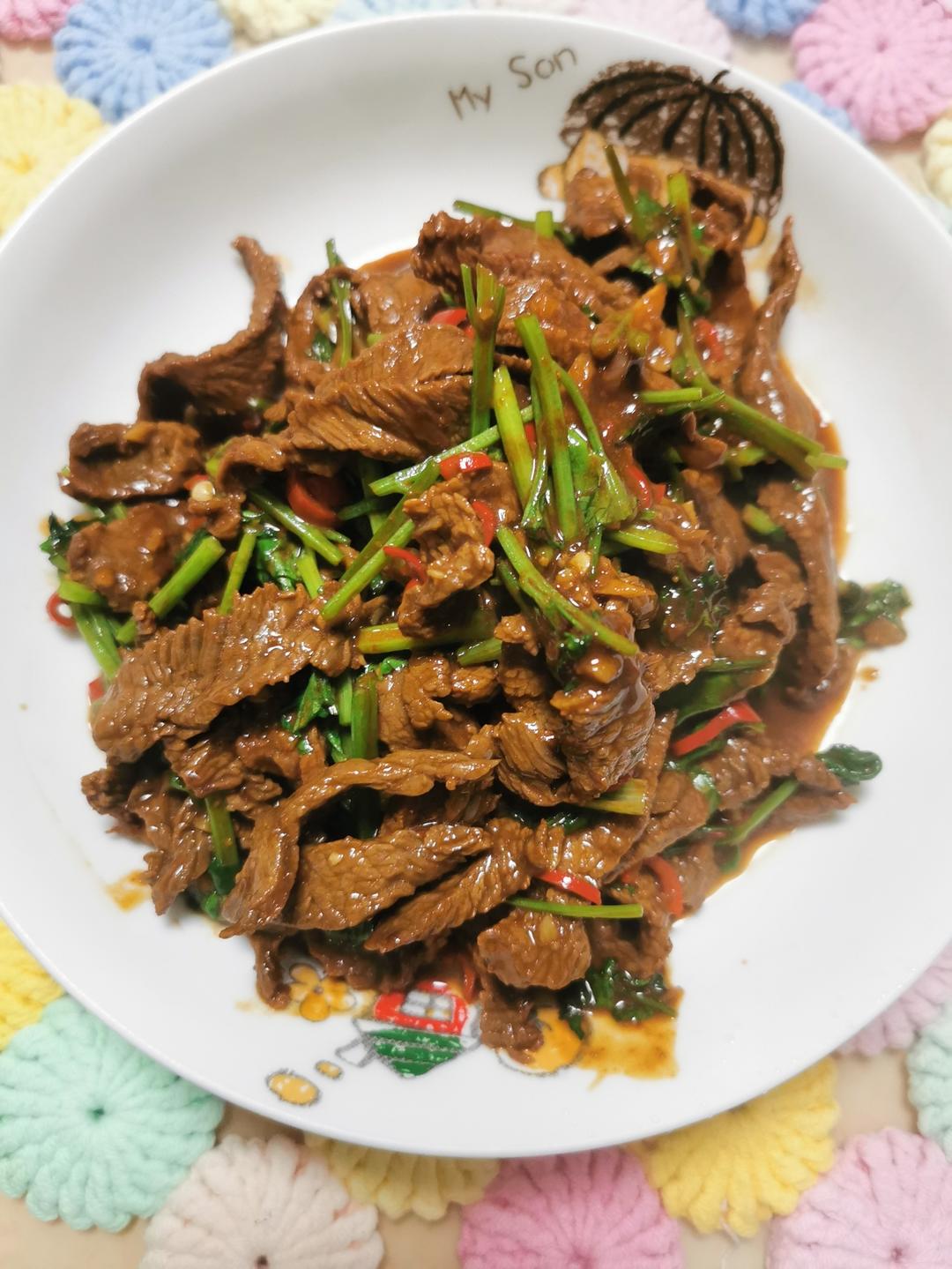 香菜牛肉