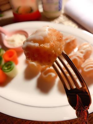 🌸香脆美味又饱腹的巴沙鱼饭饭球🌸的做法 步骤5
