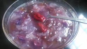桃胶银耳紫薯糖水的做法 步骤4
