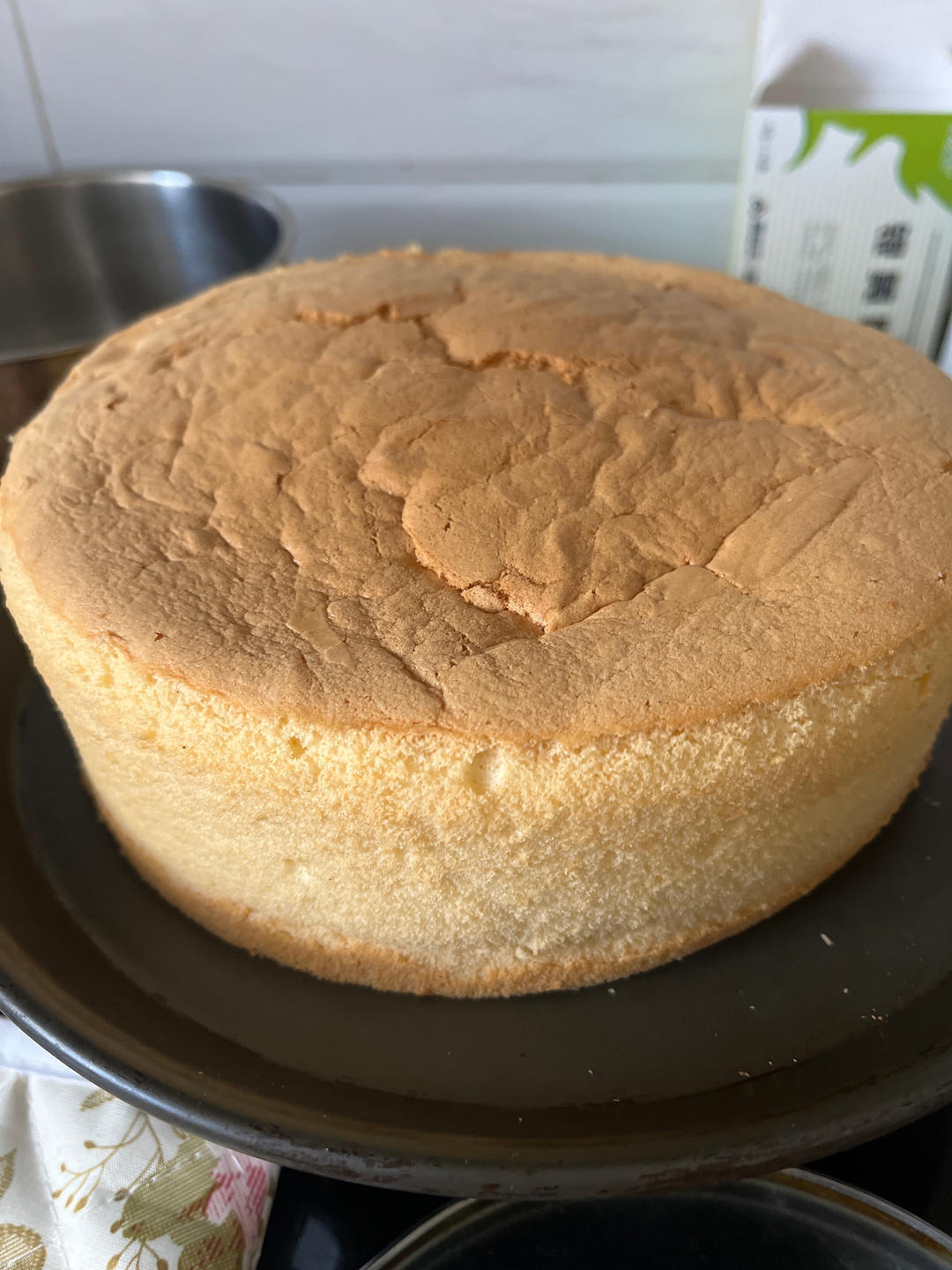 8寸戚风蛋糕（完美不开裂）