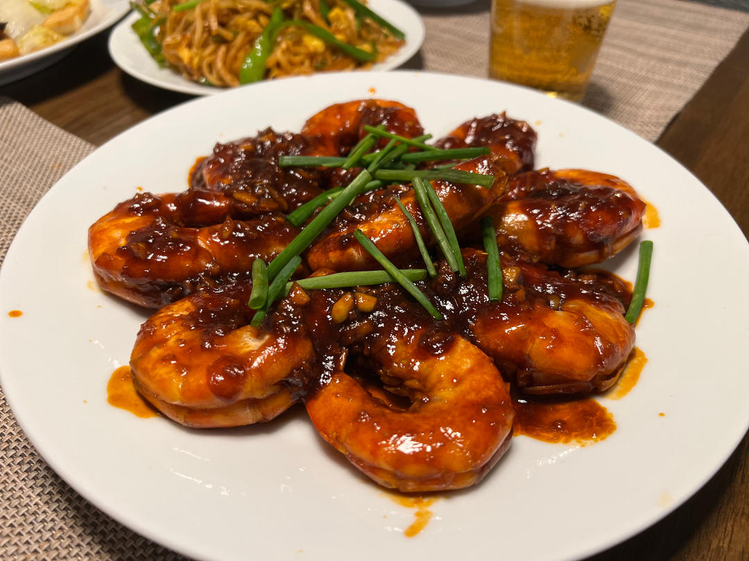 家庭版油焖大虾