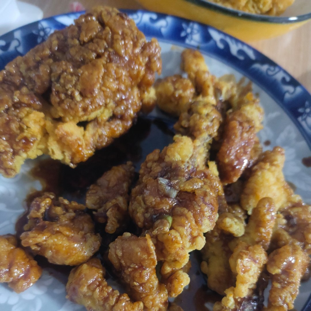 韩式炸鸡之酱油蜂蜜炸鸡🍯.好吃到词穷