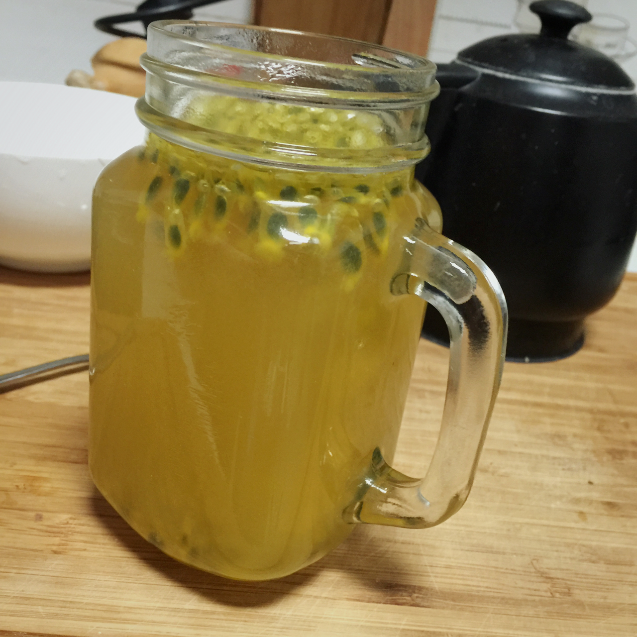 百香果蜂蜜绿茶