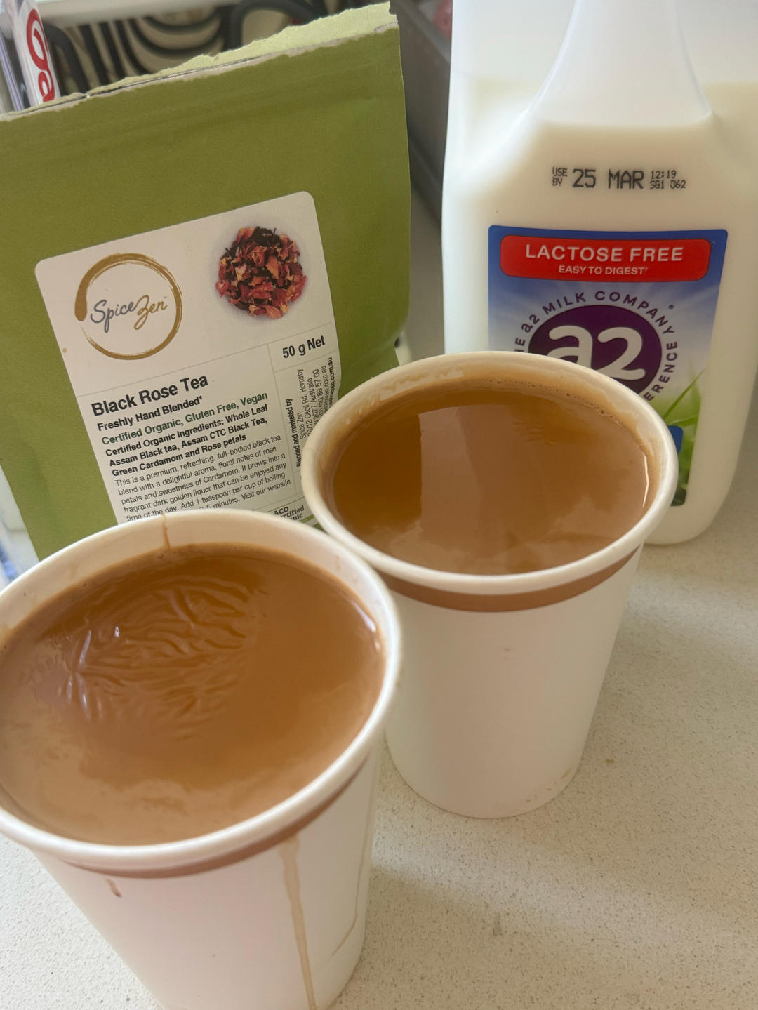 自制原味奶茶