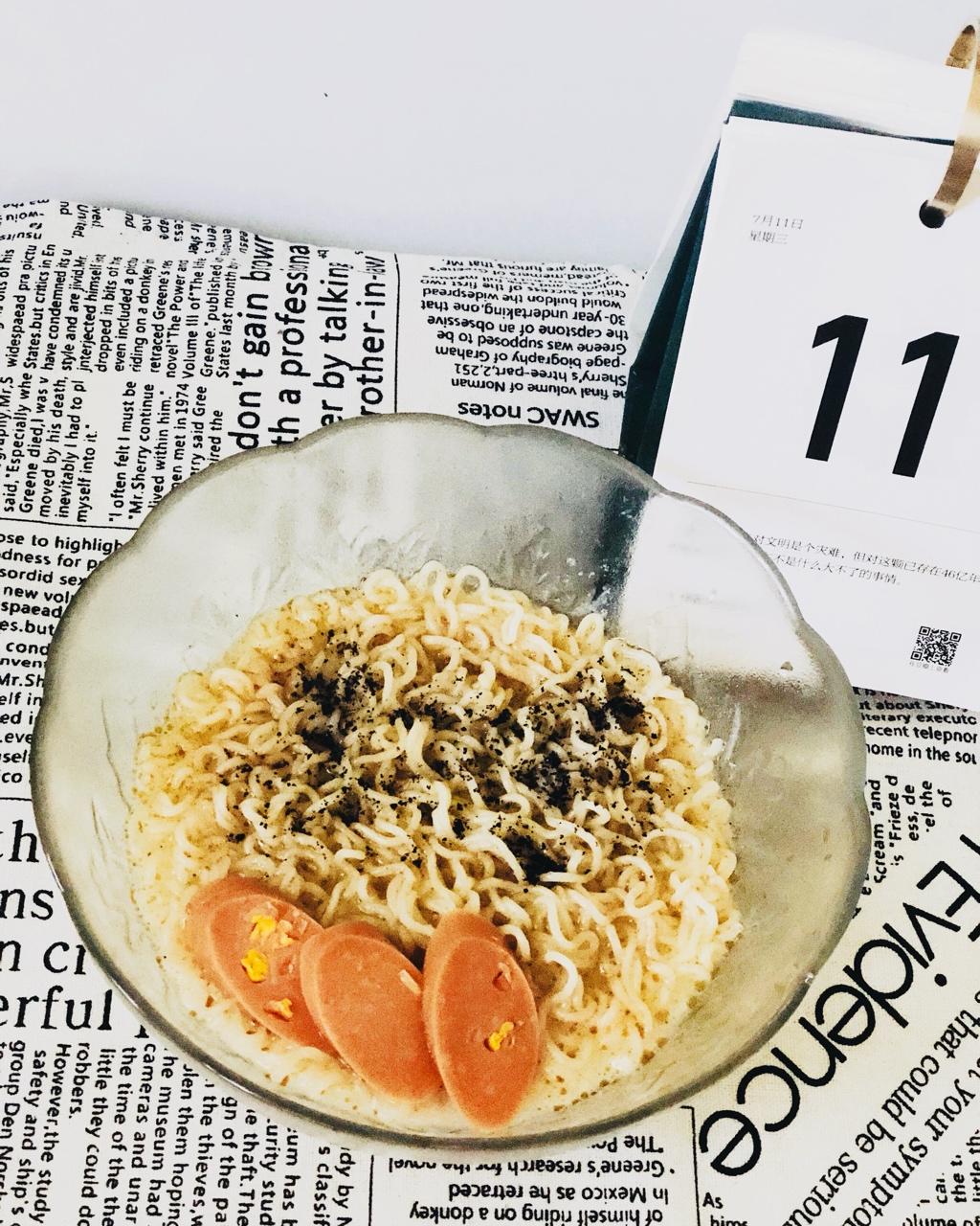 奥运冠军李小鹏的方便面做法（搬运来的）