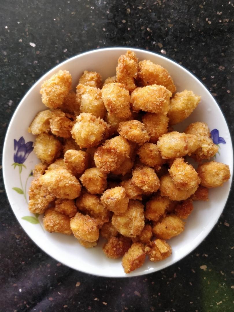 杏鲍菇版素鸡米花