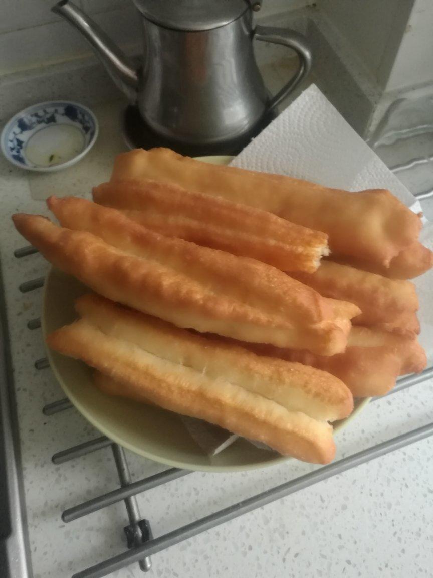 自制无泡打粉油条