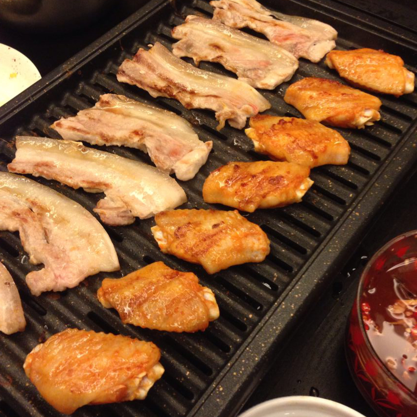 妞妞-50做的韩式烤肉在家吃