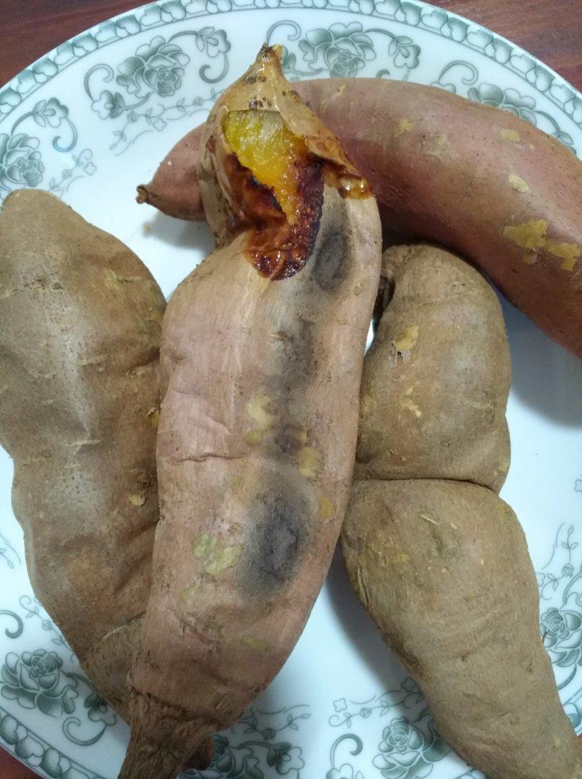 烤地瓜（烤箱初试）