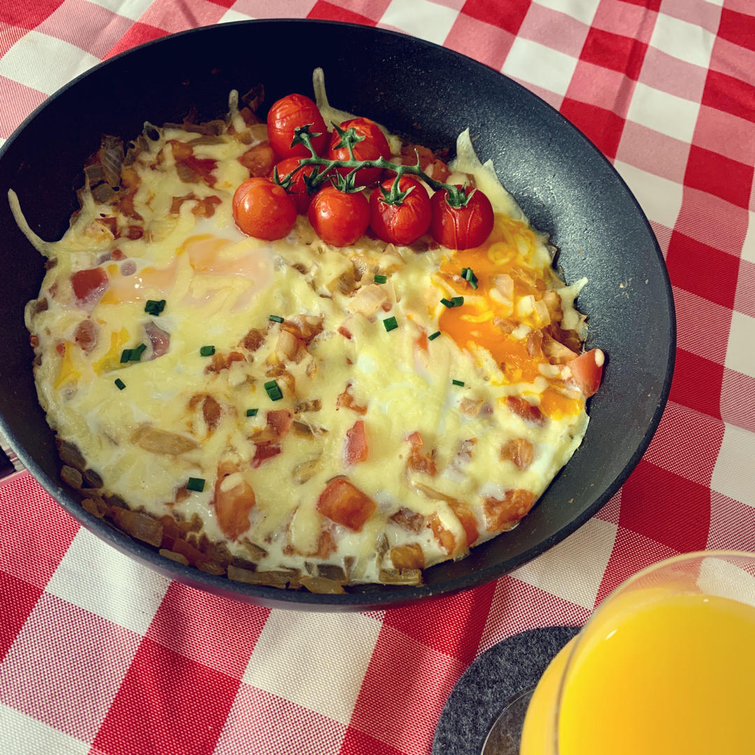 低卡饱腹高颜值的网红brunch北非蛋