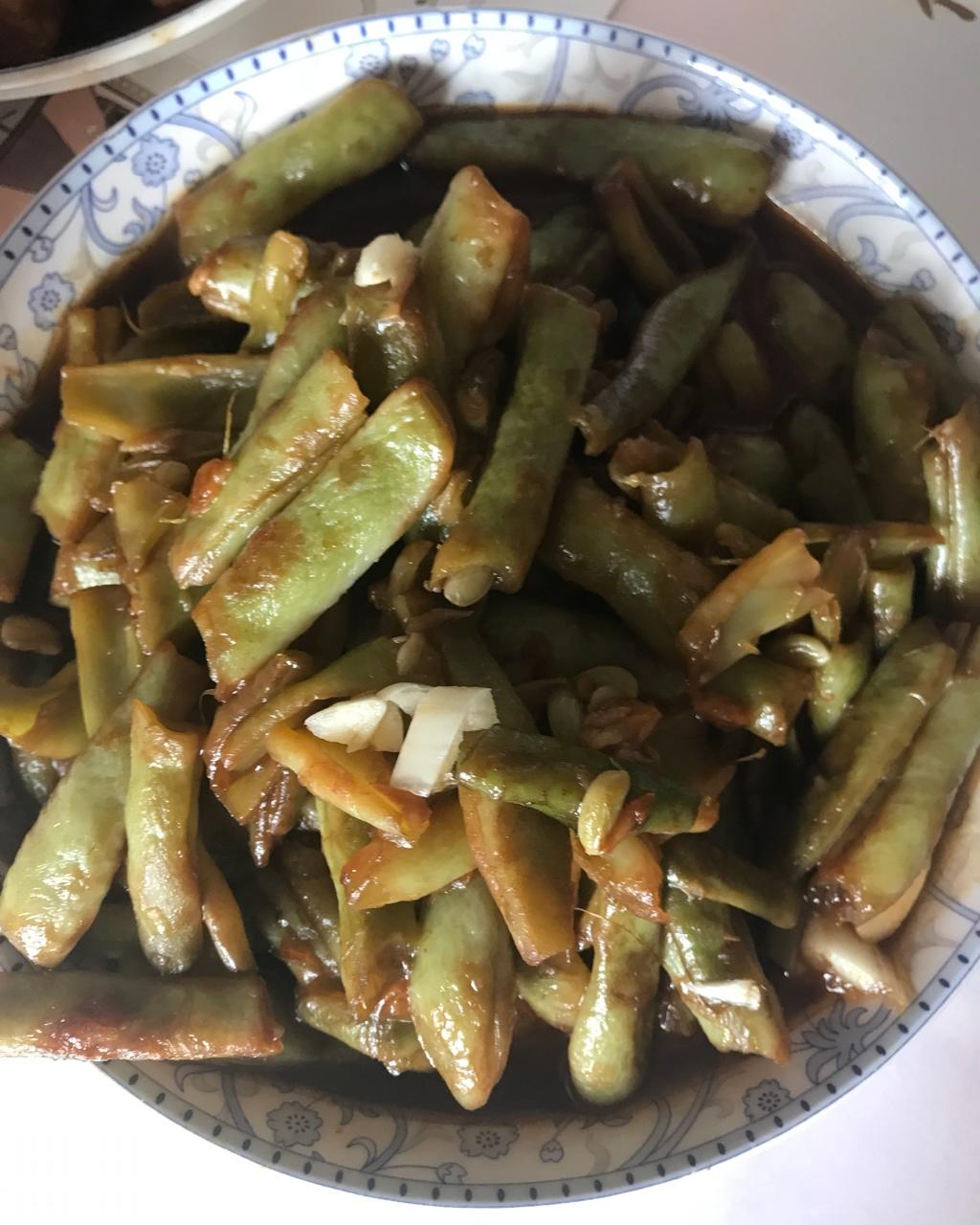 手机用户0991_t35u做的蒜烧白不老豆角
