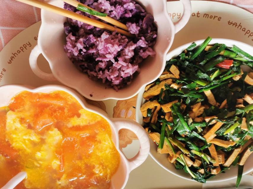 快手家常菜，韭菜炒豆干