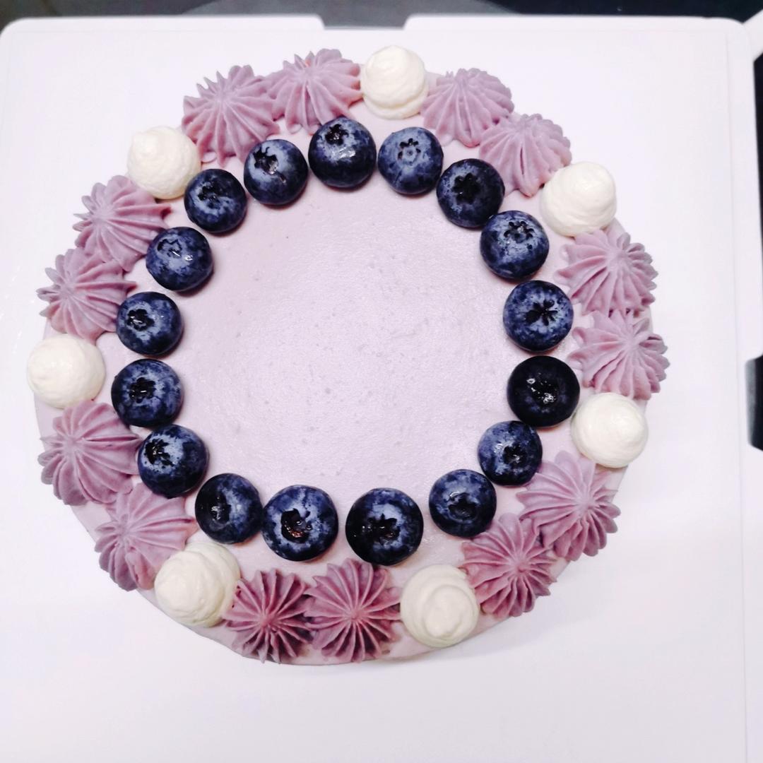 紫薯芋泥巴斯克蛋糕🍰温柔无比的粉紫仙女色系～