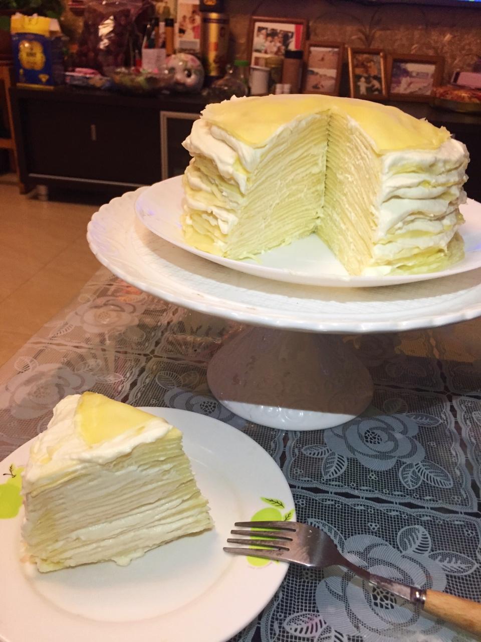 榴莲千层（超软糯蛋皮配方٩( ᐛ )و