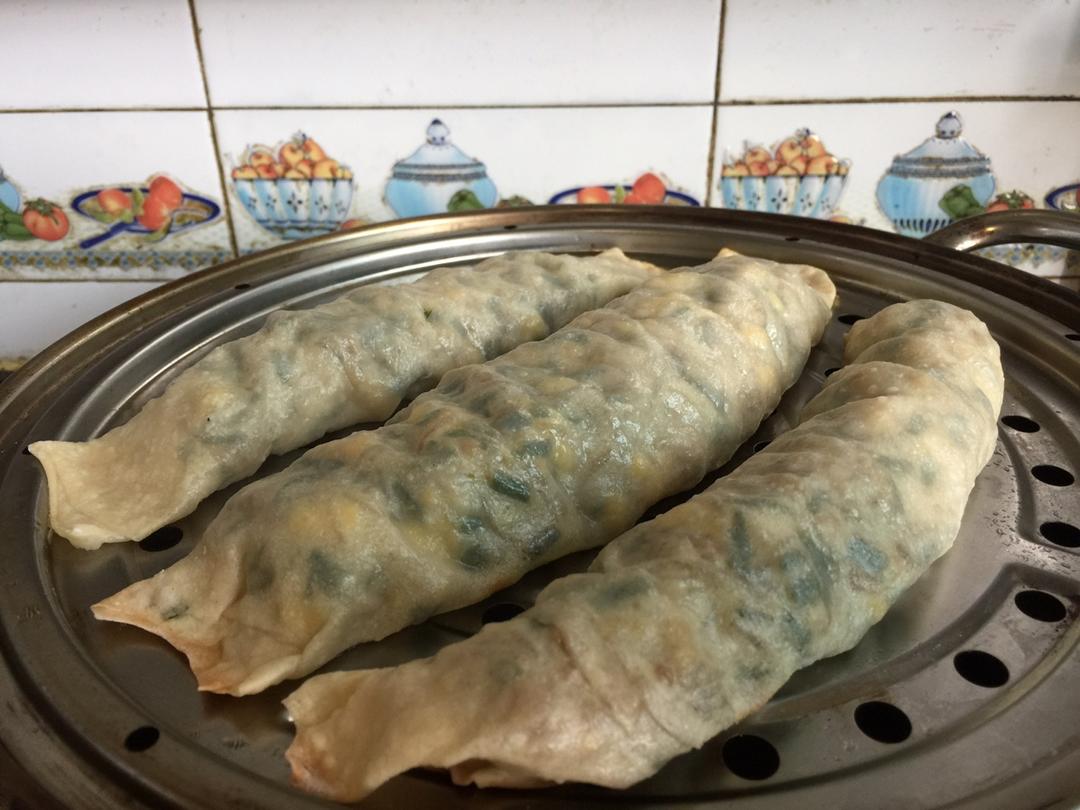 蒸菜卷（简单快手，不用发面）