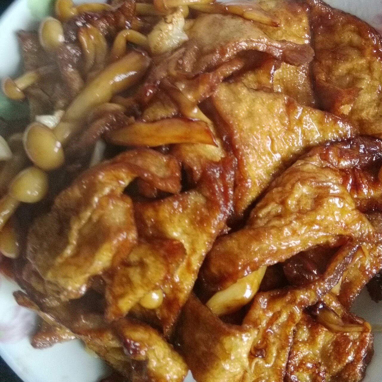 红烧豆腐菌菇（甜）