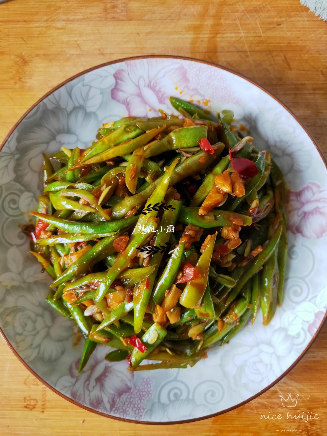 早餐:素炒豆角丝