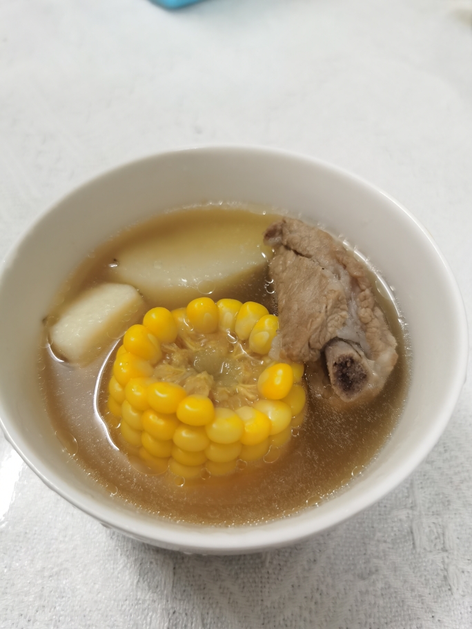 秋日养胃山药玉米排骨汤的做法