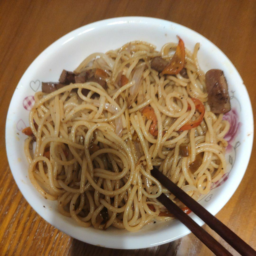 比餐厅好吃的黑椒牛柳意面🍝零失败简单教程