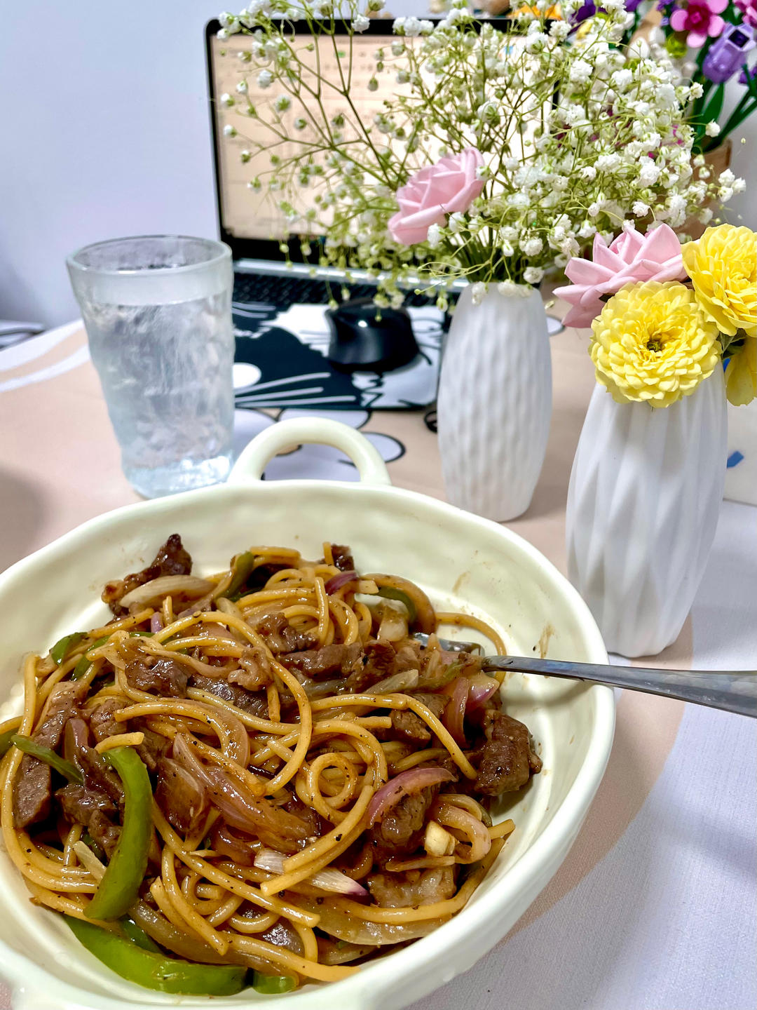 比餐厅好吃的黑椒牛柳意面🍝零失败简单教程