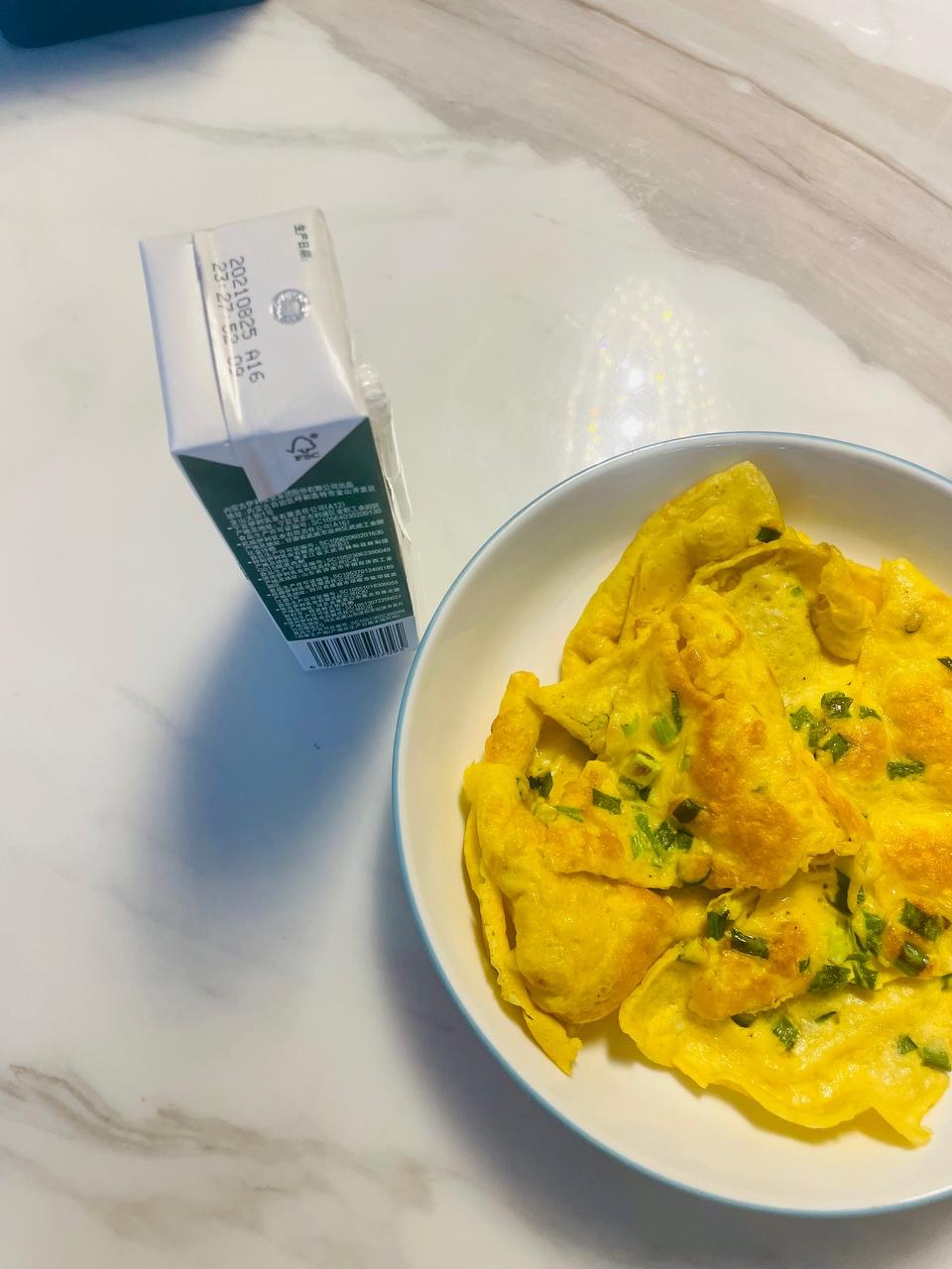 快手早餐：葱花鸡蛋饼