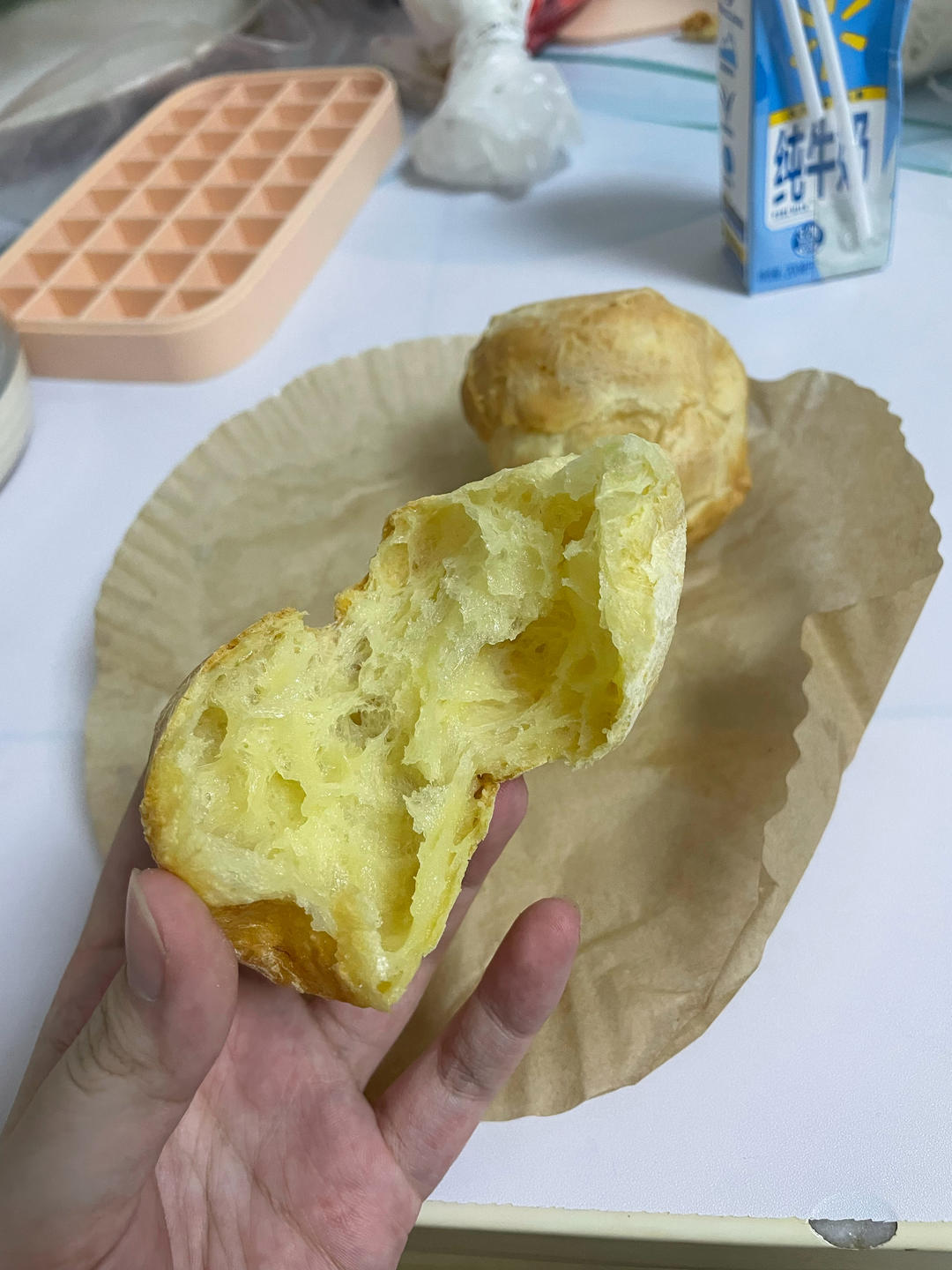 拒绝预拌粉的麻薯面包