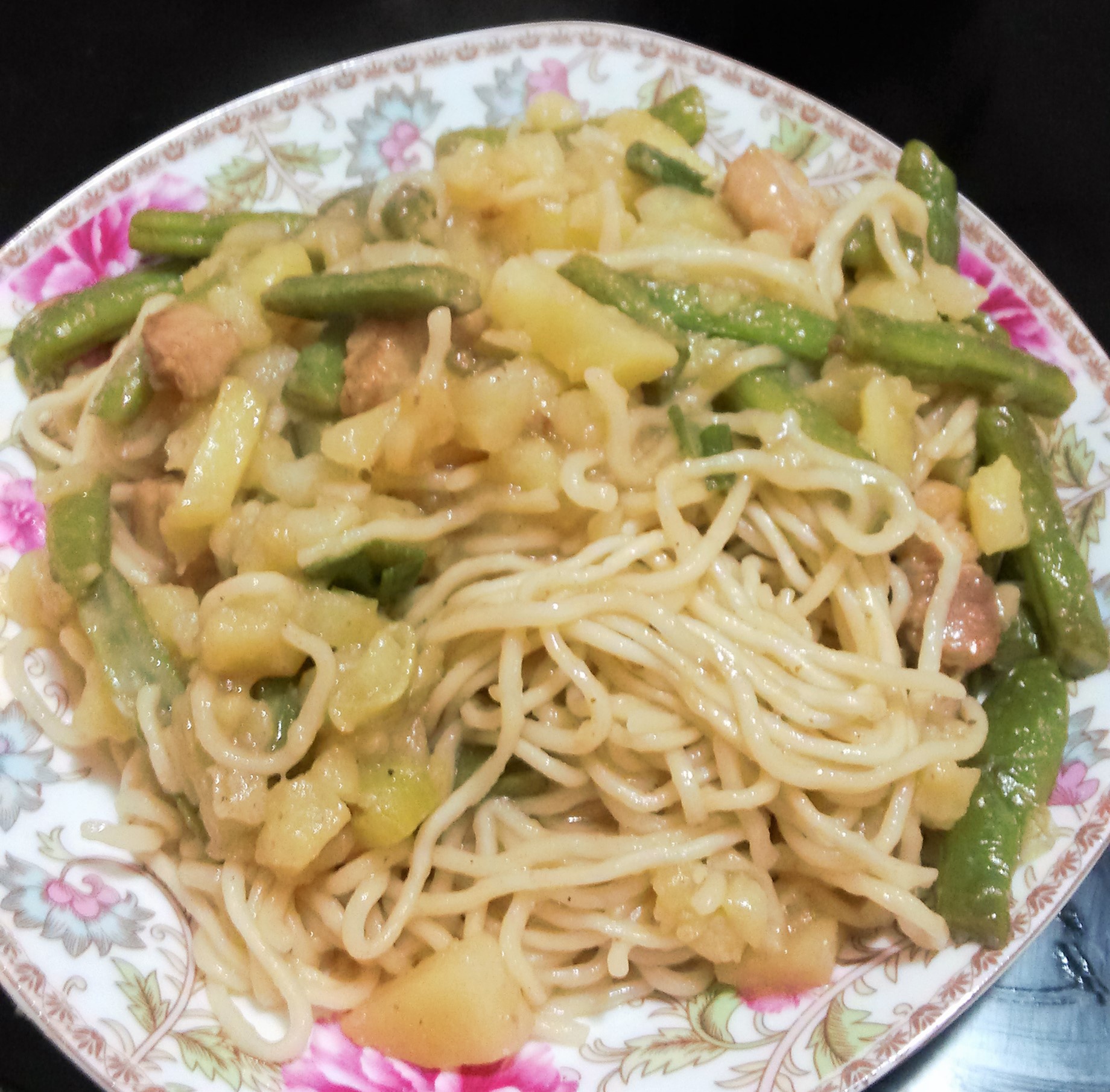 豆角焖面