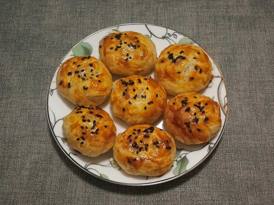 手抓饼版老婆饼，超简单的做法