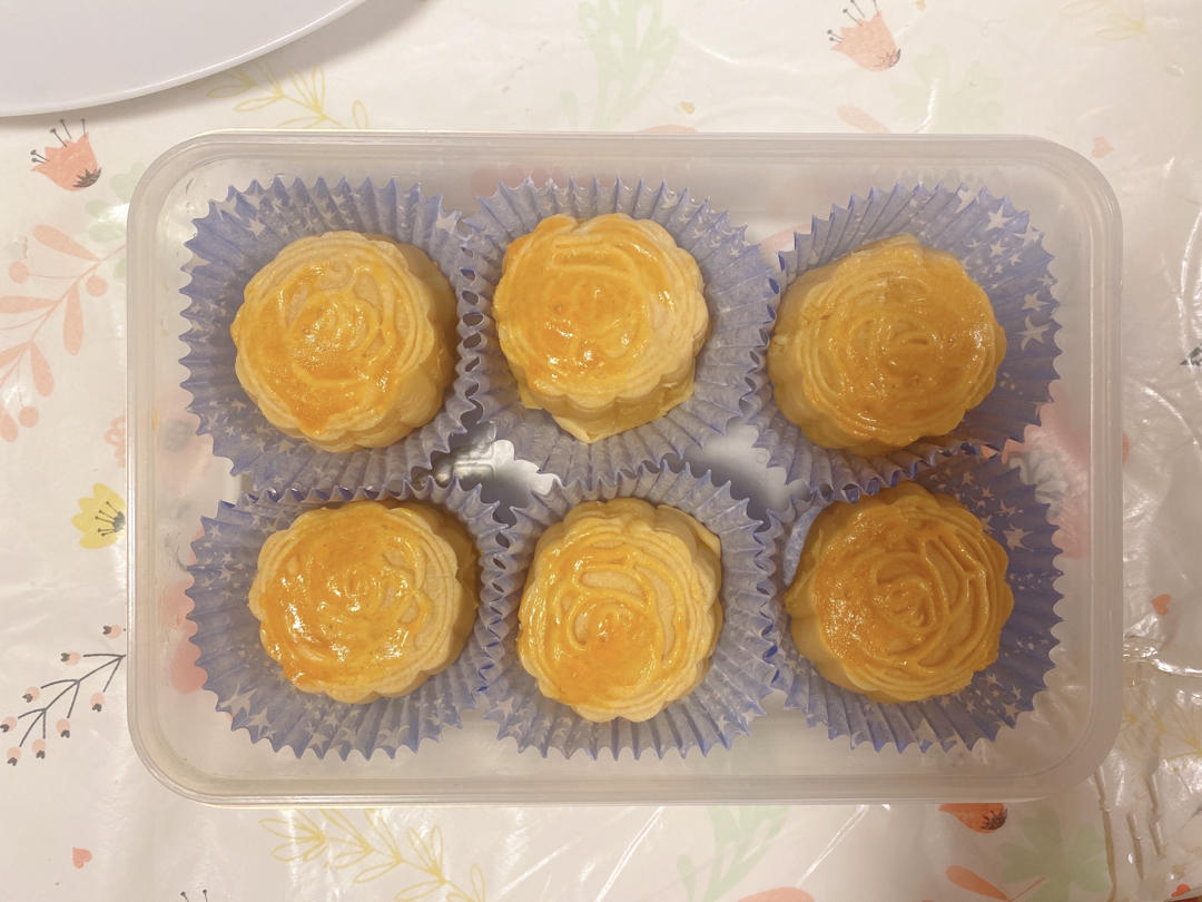 超纯粹的流心月饼🥮