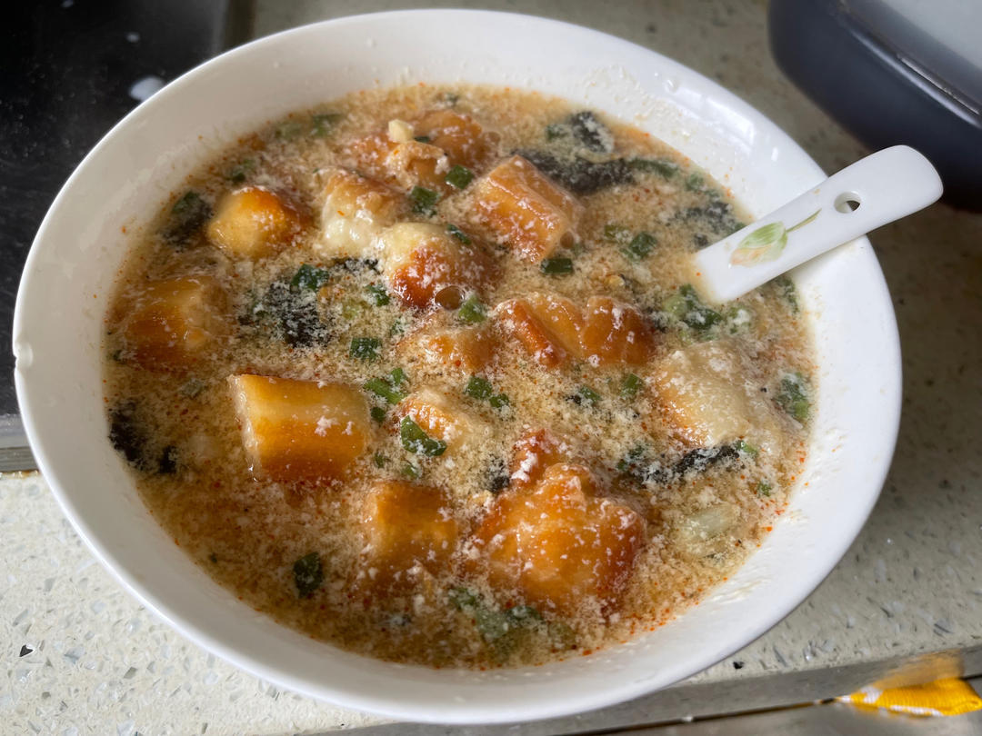 正宗老上海:一碗无敌好吃🉐️咸豆浆